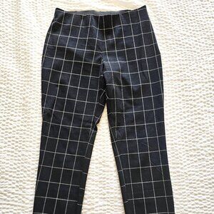 A New Day Black and White Plaid Checkered Women's Pants